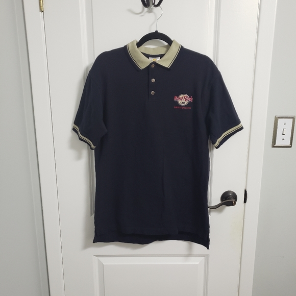 HARD ROCK CAFE Puerto Vallarta Shirt Sleeve Polo Shirt - Picture 1 of 8
